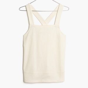 Madewell Apron Cross Back Top